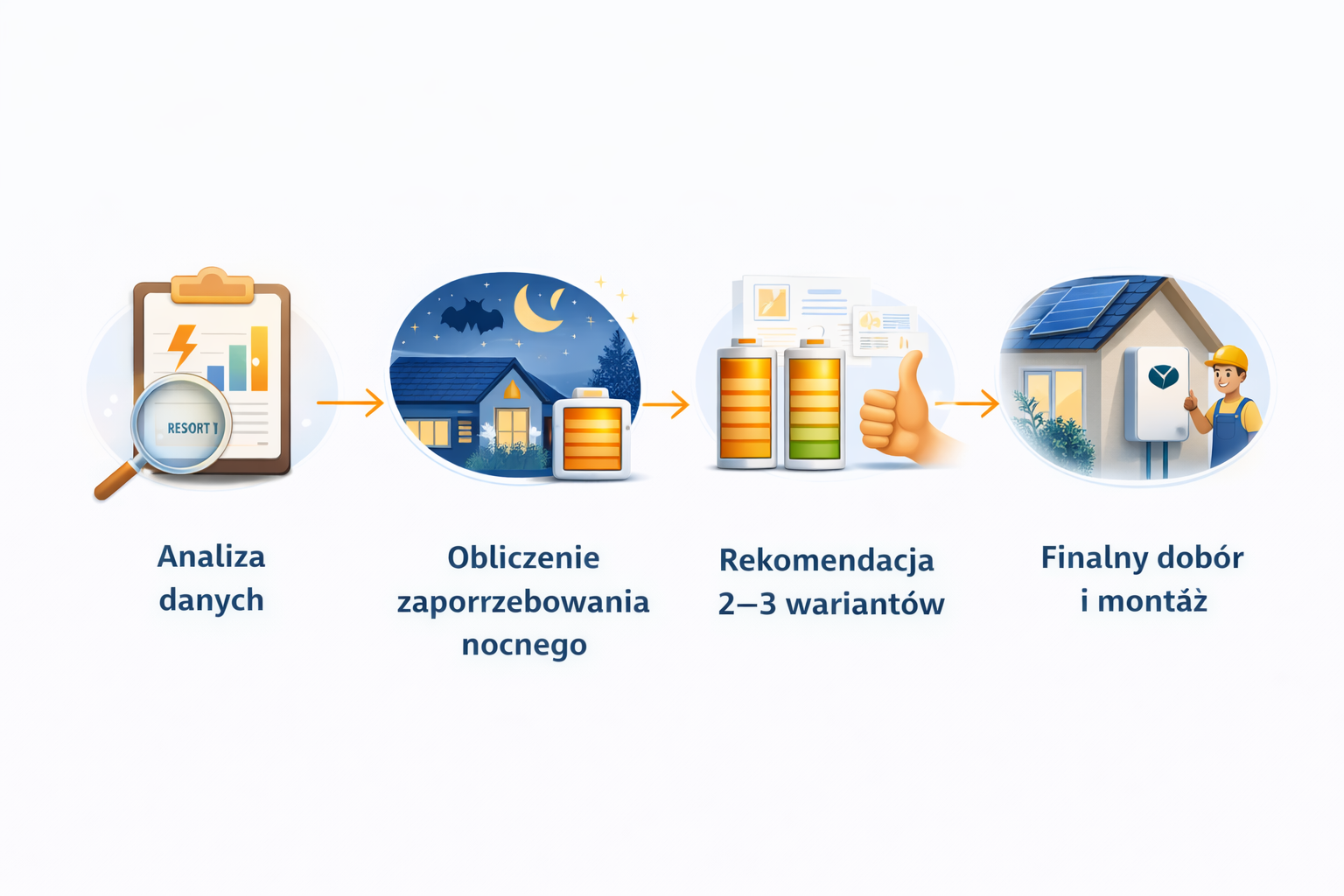 Proces doboru magazynu energii – 4 kroki